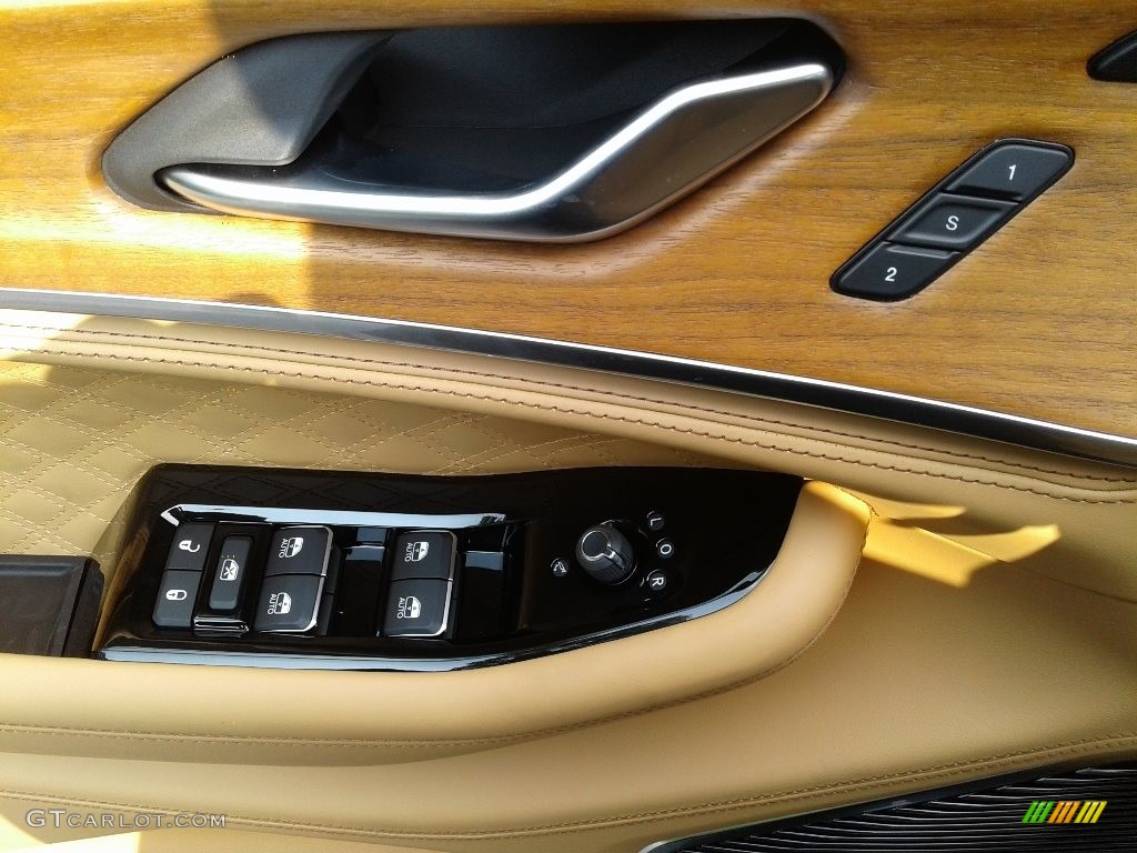 2021 Jeep Grand Cherokee L Summit Reserve 4x4 Tupelo/Black Door Panel Photo #142519993