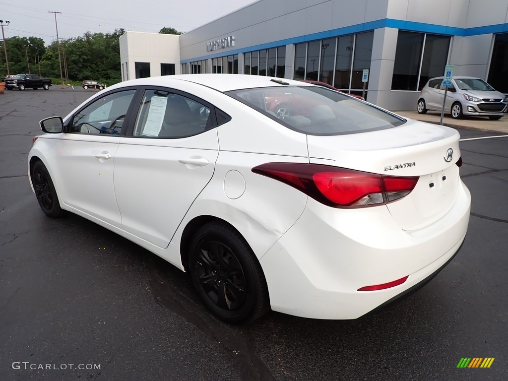 2016 Elantra SE - White / Gray photo #4