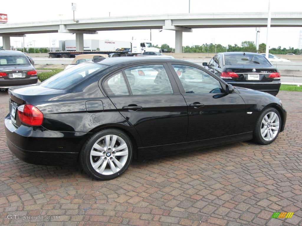 2008 3 Series 328i Sedan - Jet Black / Black photo #12