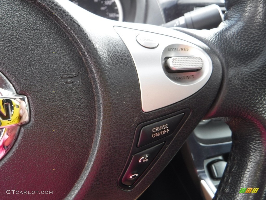 2017 Nissan Sentra SR Turbo Charcoal Steering Wheel Photo #142520782