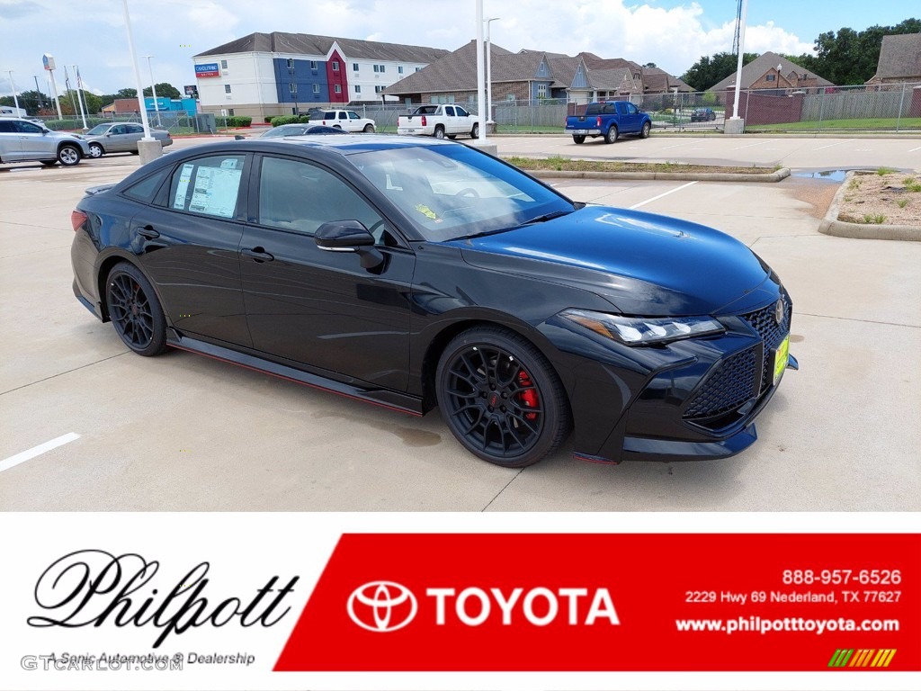 2021 Avalon TRD - Midnight Black Metallic / Black/Red photo #1