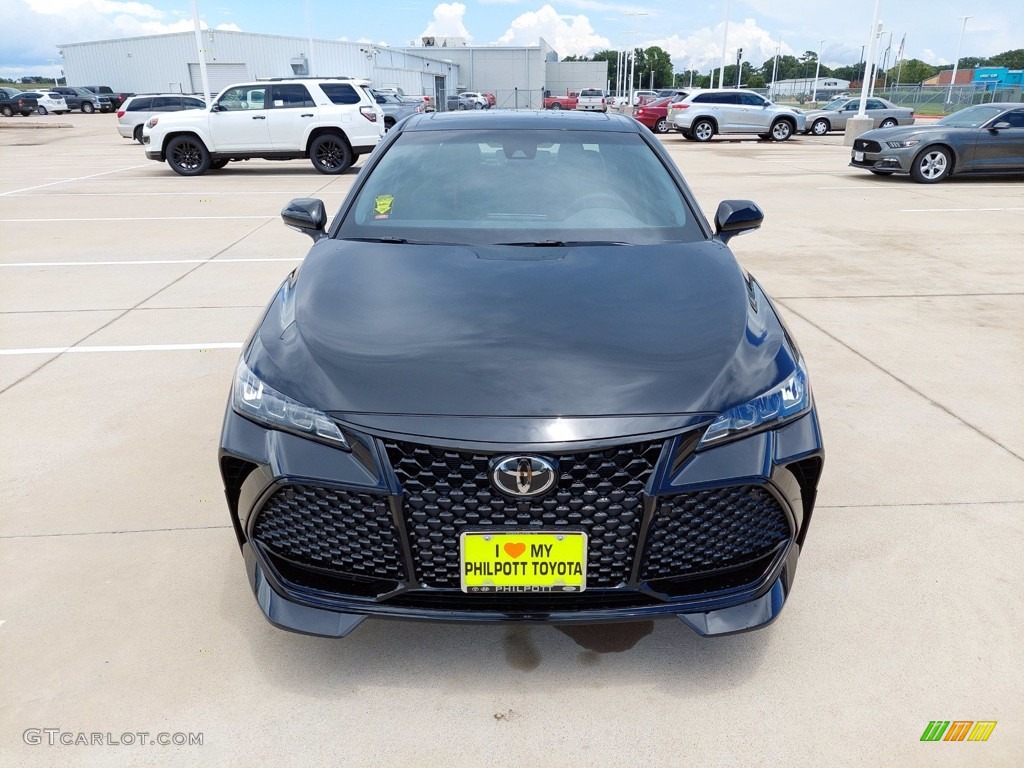 2021 Avalon TRD - Midnight Black Metallic / Black/Red photo #2