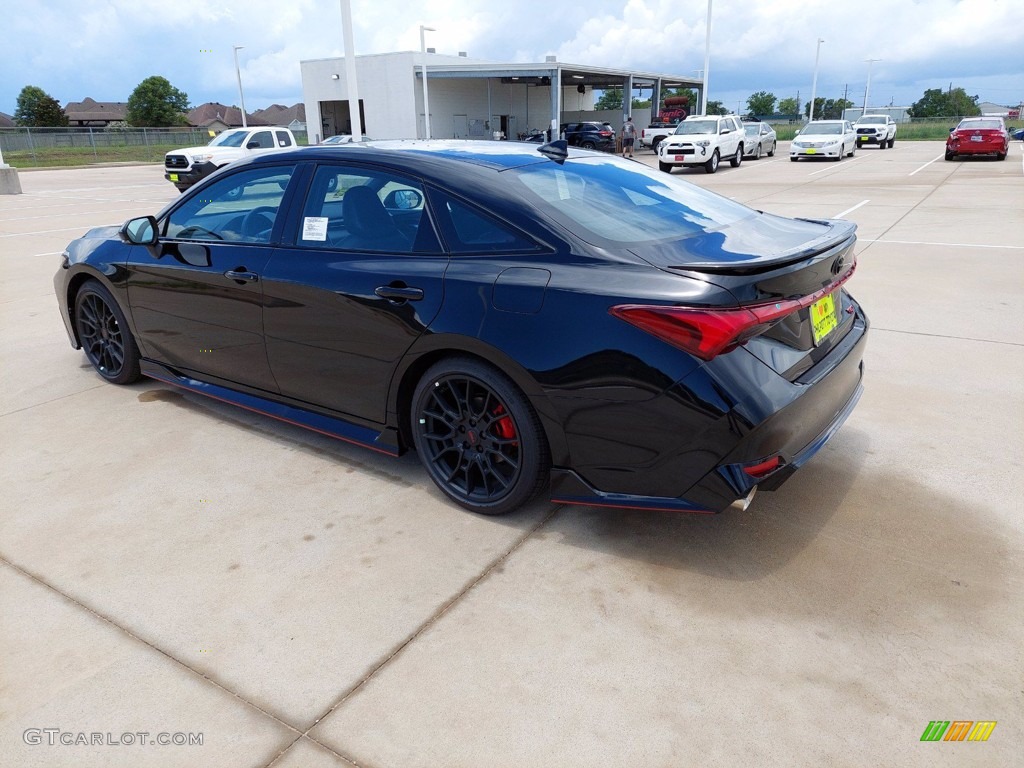 2021 Avalon TRD - Midnight Black Metallic / Black/Red photo #4
