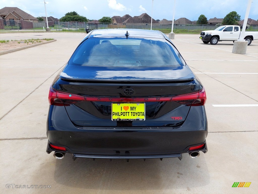2021 Avalon TRD - Midnight Black Metallic / Black/Red photo #5