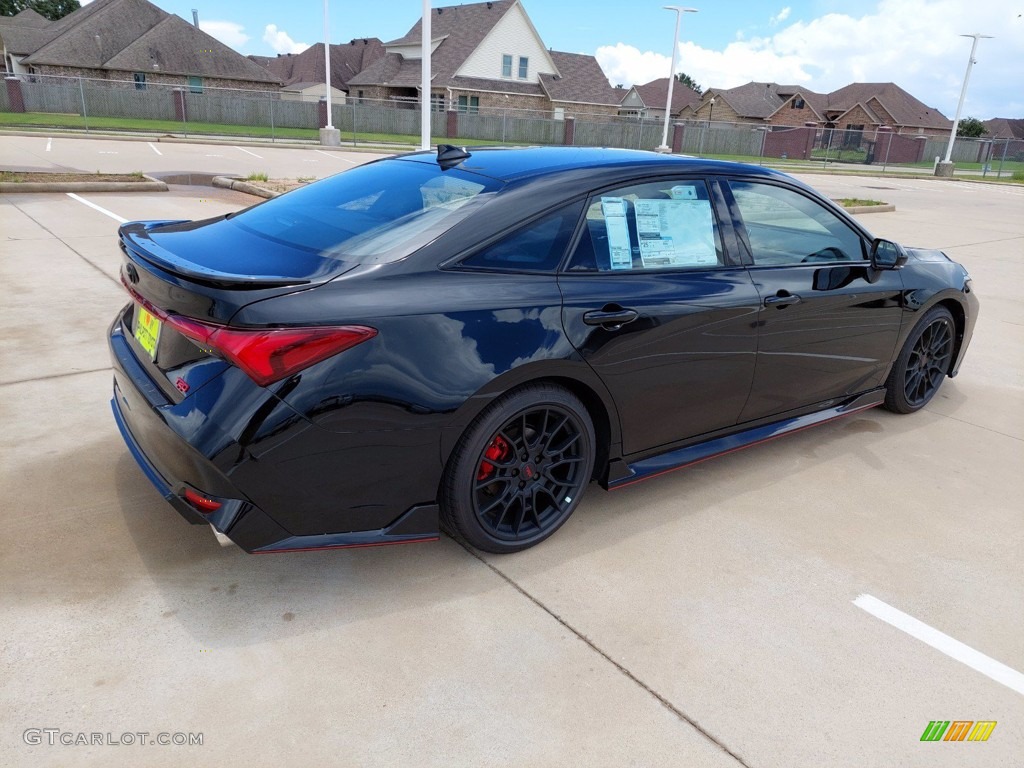 2021 Avalon TRD - Midnight Black Metallic / Black/Red photo #6