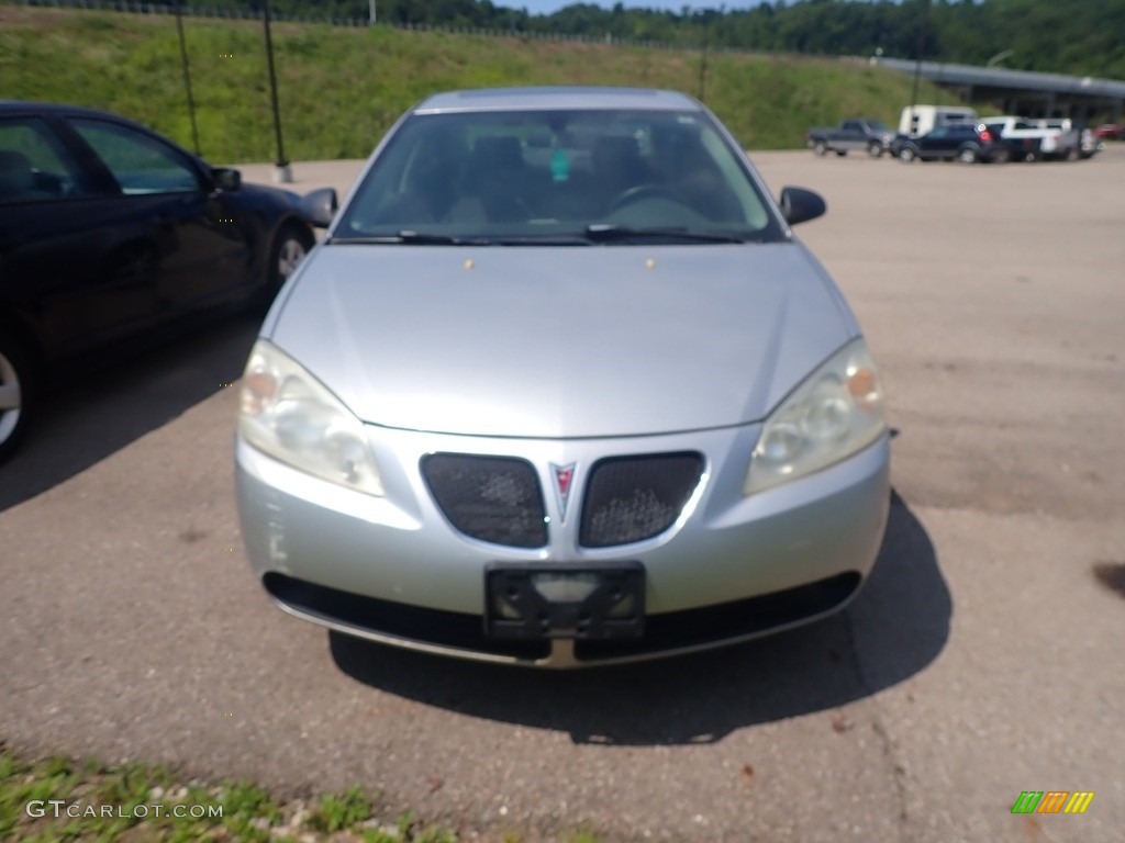 2007 G6 V6 Sedan - Liquid Silver Metallic / Ebony photo #4