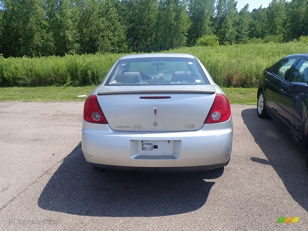 2007 G6 V6 Sedan - Liquid Silver Metallic / Ebony photo #10