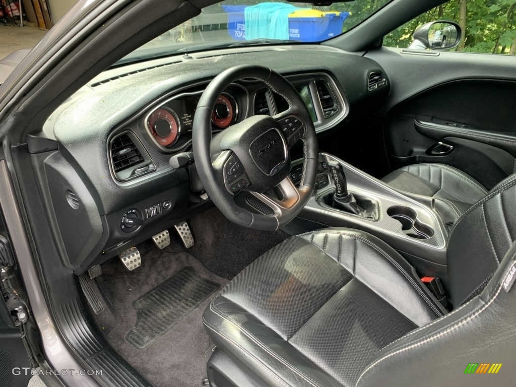 Black Interior 2016 Dodge Challenger SRT Hellcat Photo #142522507