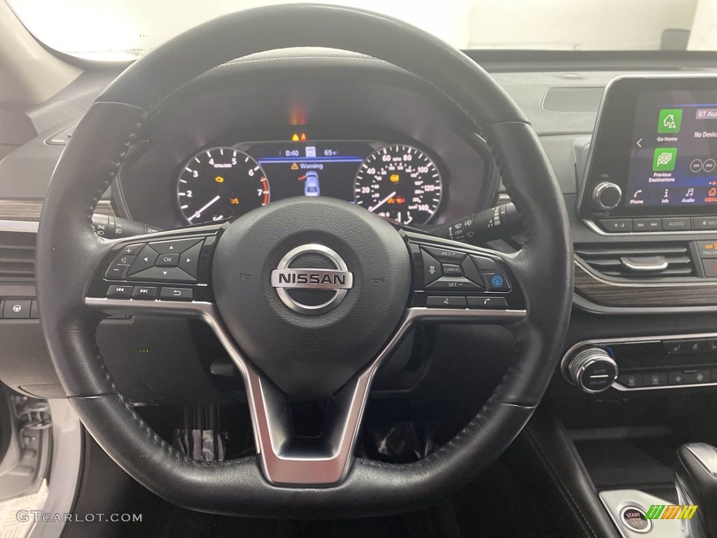 2019 Nissan Altima SL Charcoal Steering Wheel Photo #142524391