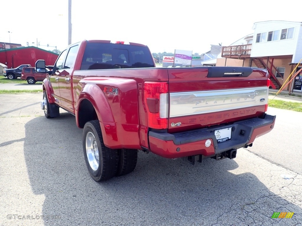 Ruby Red 2019 Ford F450 Super Duty Platinum Crew Cab 4x4 Exterior Photo #142525692