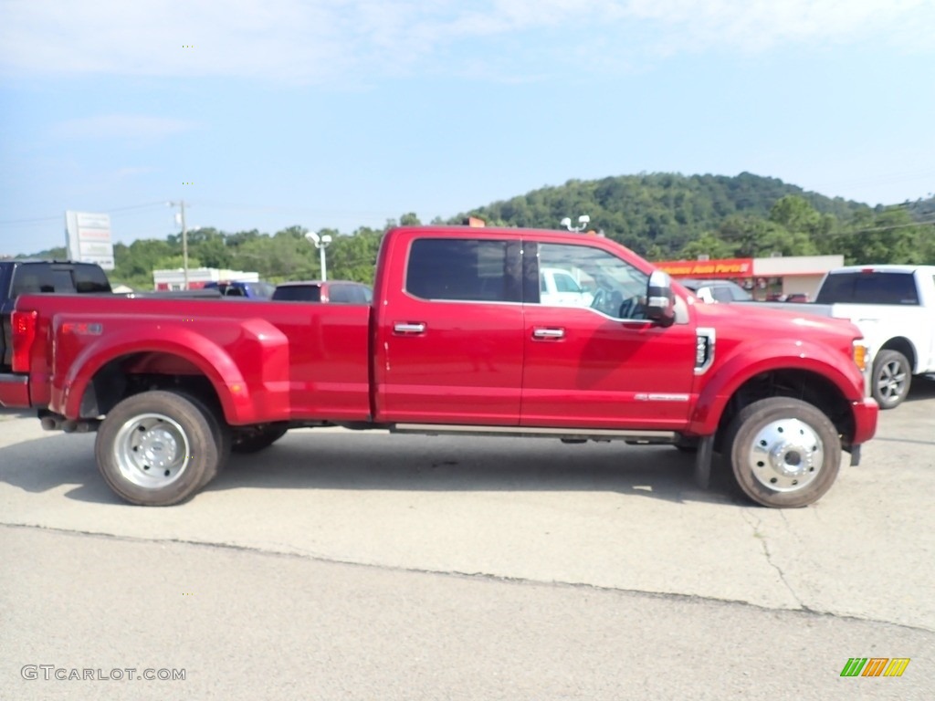 Ruby Red 2019 Ford F450 Super Duty Platinum Crew Cab 4x4 Exterior Photo #142525767