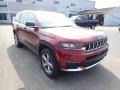 2021 Velvet Red Pearl Jeep Grand Cherokee L Limited 4x4  photo #7