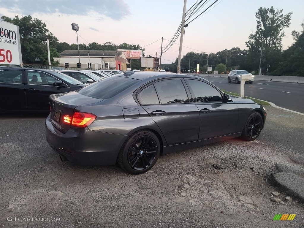 2014 3 Series 335i xDrive Sedan - Mineral Grey Metallic / Coral Red/Black photo #4