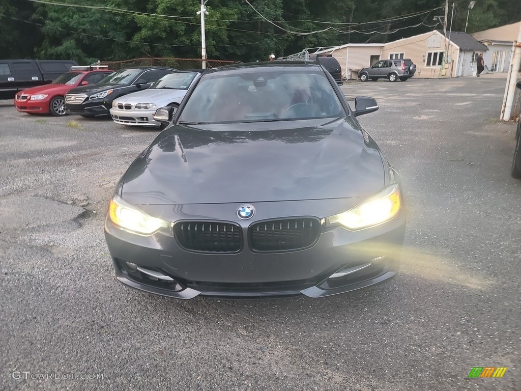 2014 3 Series 335i xDrive Sedan - Mineral Grey Metallic / Coral Red/Black photo #9
