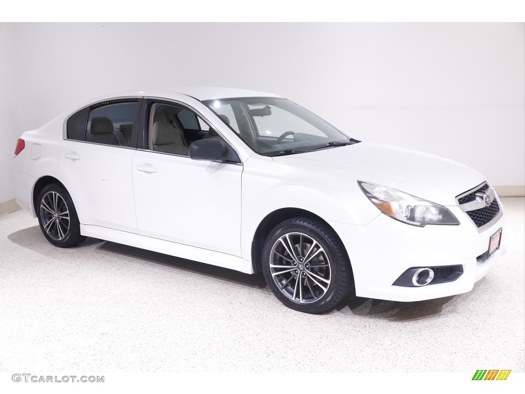 2013 Legacy 2.5i - Satin White Pearl / Ivory photo #1