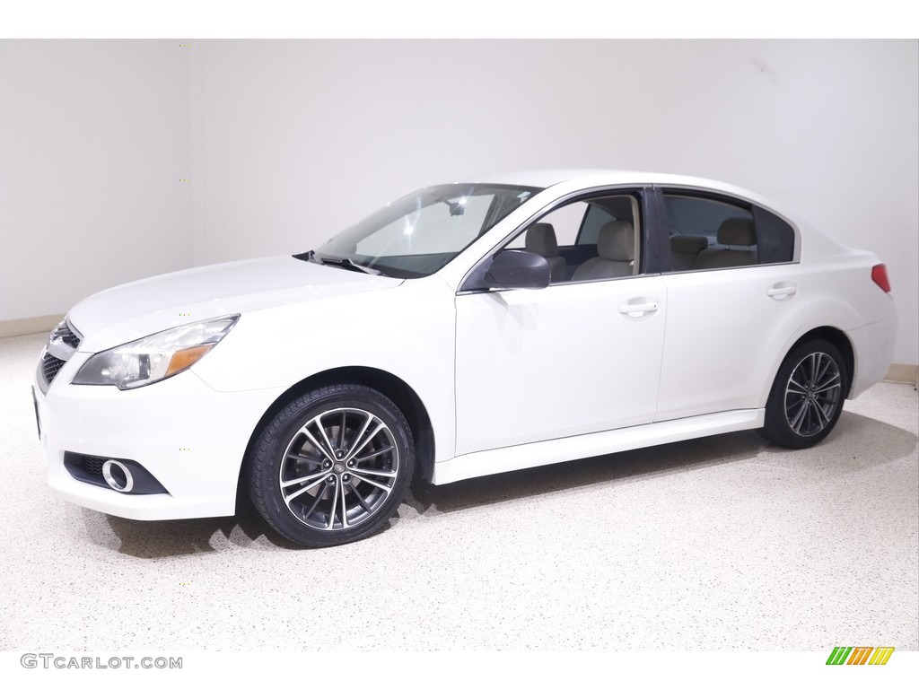 2013 Legacy 2.5i - Satin White Pearl / Ivory photo #3