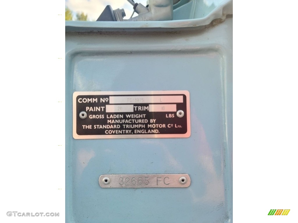 1964 Spitfire 4 MK1 - Wedgewood Blue / Blue photo #24