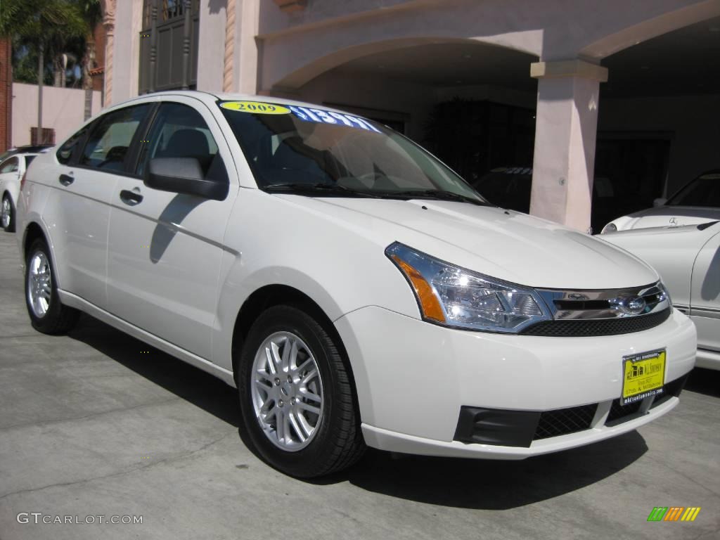 White Suede Ford Focus