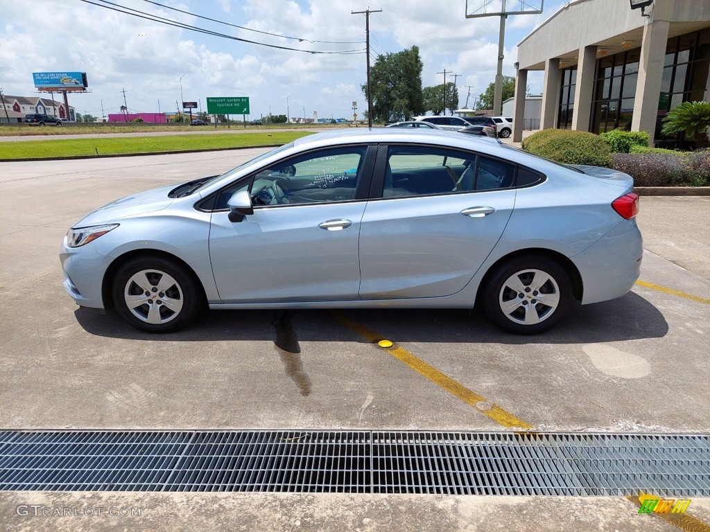 2017 Cruze LS - Arctic Blue Metallic / Dark Atmosphere/Medium Atmosphere photo #4