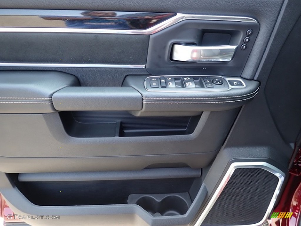 2021 Ram 2500 Laramie Crew Cab 4x4 Black Door Panel Photo #142533148