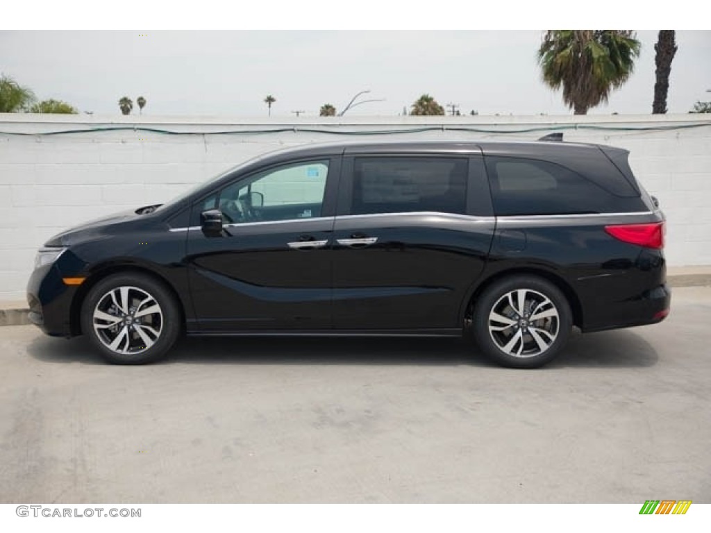 Crystal Black Pearl 2022 Honda Odyssey Touring Exterior Photo #142533670