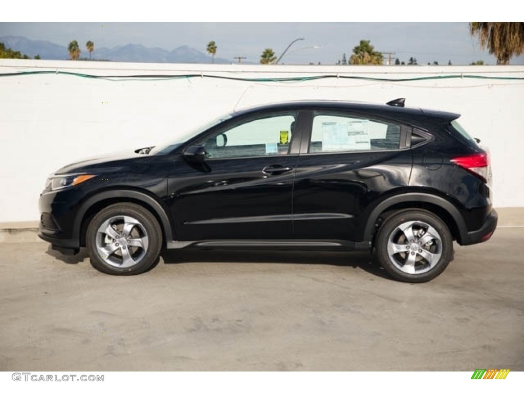 Crystal Black Pearl 2022 Honda HR-V LX Exterior Photo #142534408