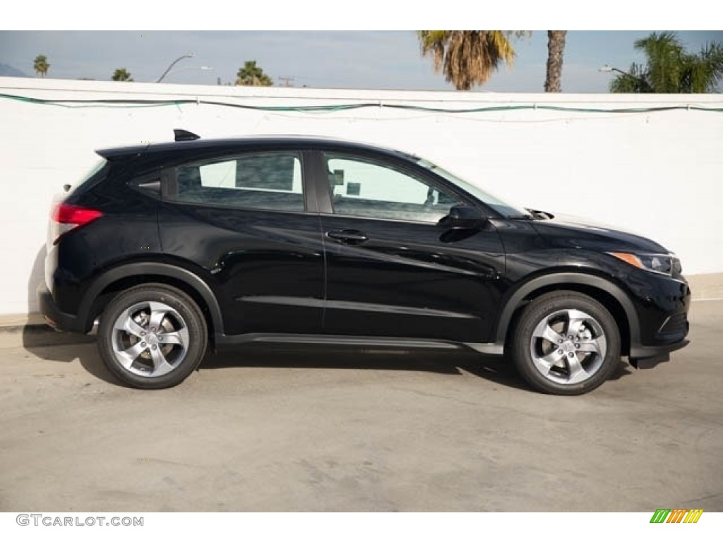 Crystal Black Pearl 2022 Honda HR-V LX Exterior Photo #142534459