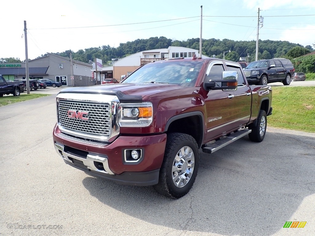Deep Garnet Metallic 2016 GMC Sierra 2500HD Denali Crew Cab 4x4 Exterior Photo #142534582