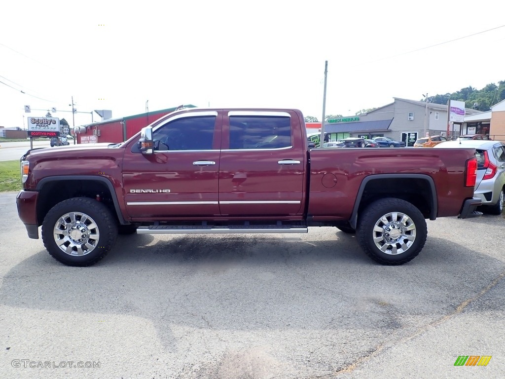 Deep Garnet Metallic 2016 GMC Sierra 2500HD Denali Crew Cab 4x4 Exterior Photo #142534618