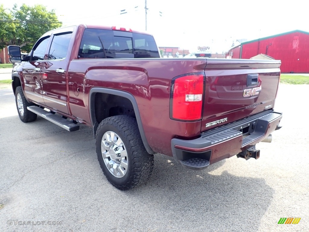 Deep Garnet Metallic 2016 GMC Sierra 2500HD Denali Crew Cab 4x4 Exterior Photo #142534633
