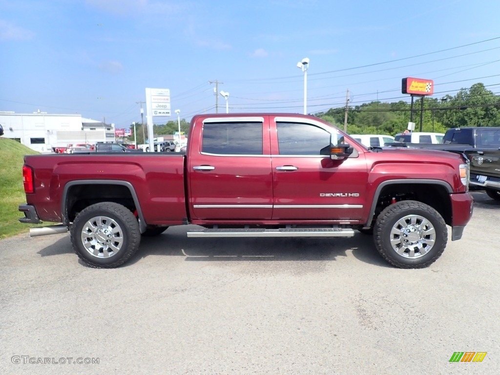 Deep Garnet Metallic 2016 GMC Sierra 2500HD Denali Crew Cab 4x4 Exterior Photo #142534681