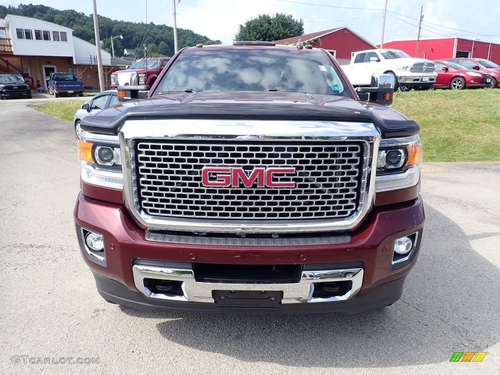 Deep Garnet Metallic 2016 GMC Sierra 2500HD Denali Crew Cab 4x4 Exterior Photo #142534714