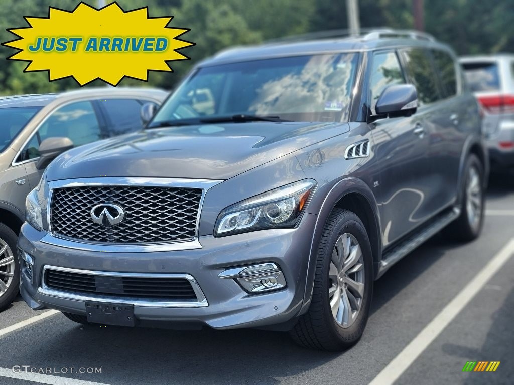 2015 QX80 AWD - Graphite Shadow / Graphite photo #1