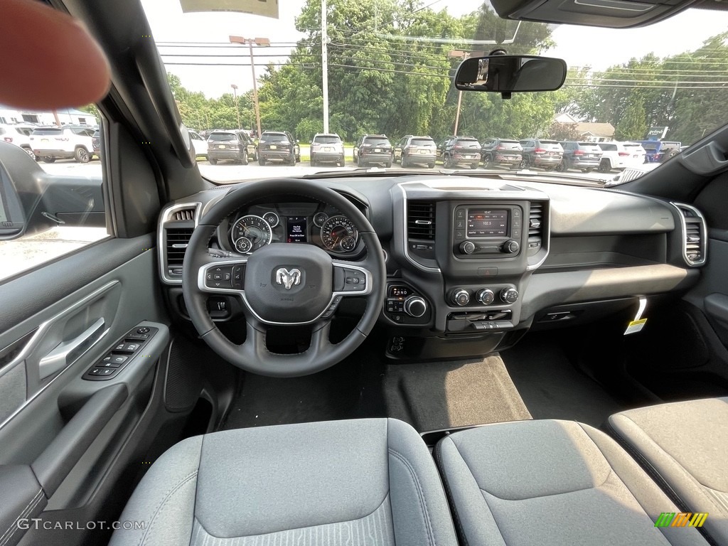 2021 Ram 1500 Big Horn Crew Cab 4x4 Diesel Gray/Black Dashboard Photo #142536116