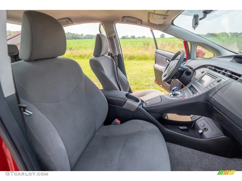 2014 Prius Two Hybrid - Barcelona Red Metallic / Misty Gray photo #28
