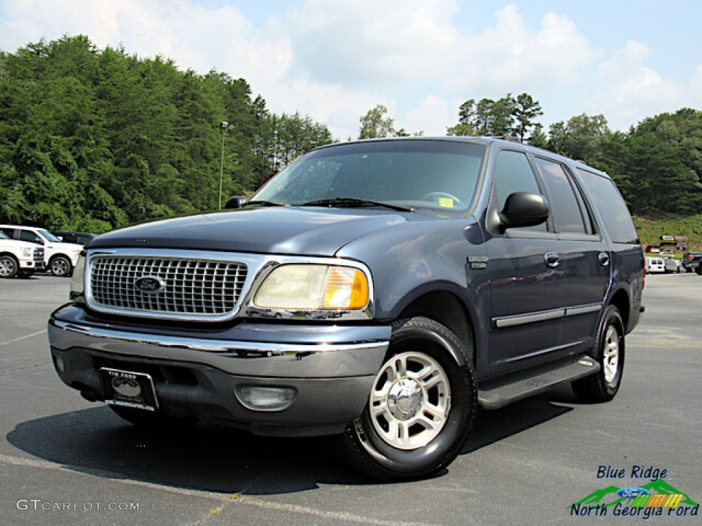 1999 Expedition XLT - Medium Wedgewood Blue Metallic / Medium Prairie Tan photo #1