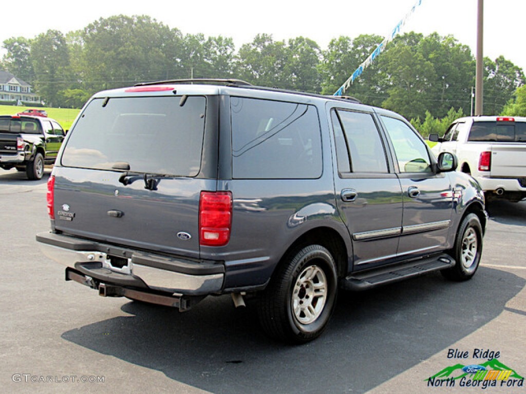 1999 Expedition XLT - Medium Wedgewood Blue Metallic / Medium Prairie Tan photo #5