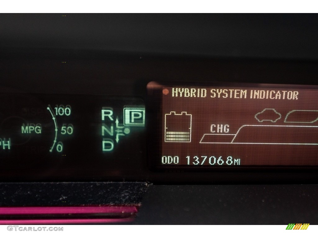 2014 Prius Two Hybrid - Barcelona Red Metallic / Misty Gray photo #35