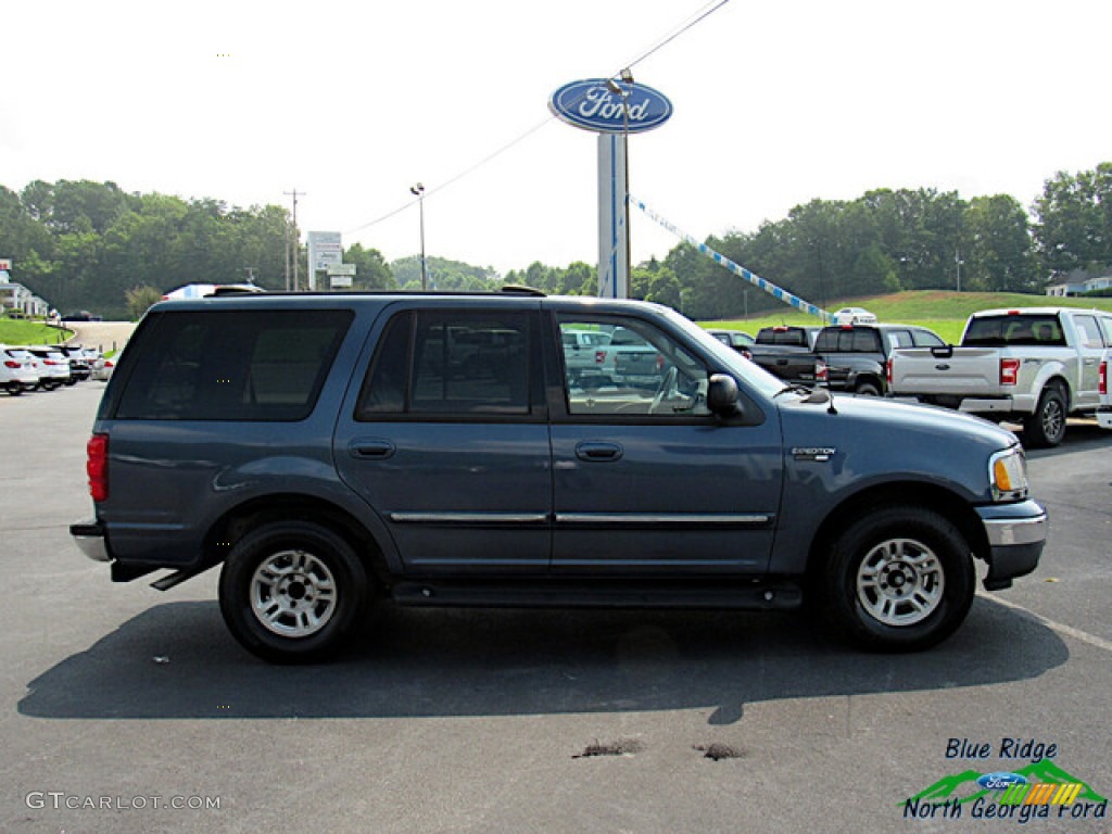 1999 Expedition XLT - Medium Wedgewood Blue Metallic / Medium Prairie Tan photo #6