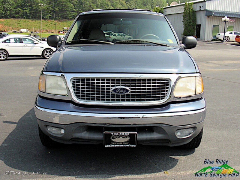 1999 Expedition XLT - Medium Wedgewood Blue Metallic / Medium Prairie Tan photo #8