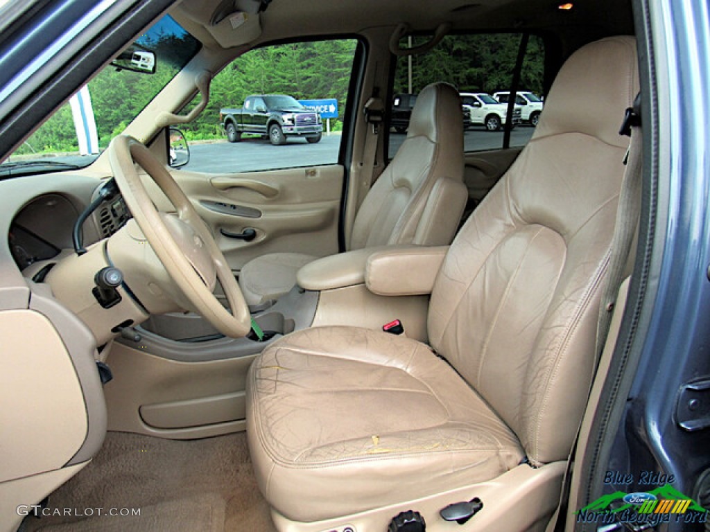 1999 Expedition XLT - Medium Wedgewood Blue Metallic / Medium Prairie Tan photo #10
