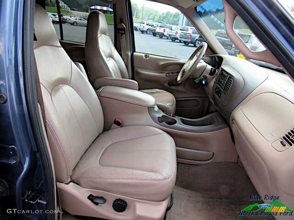 1999 Expedition XLT - Medium Wedgewood Blue Metallic / Medium Prairie Tan photo #11