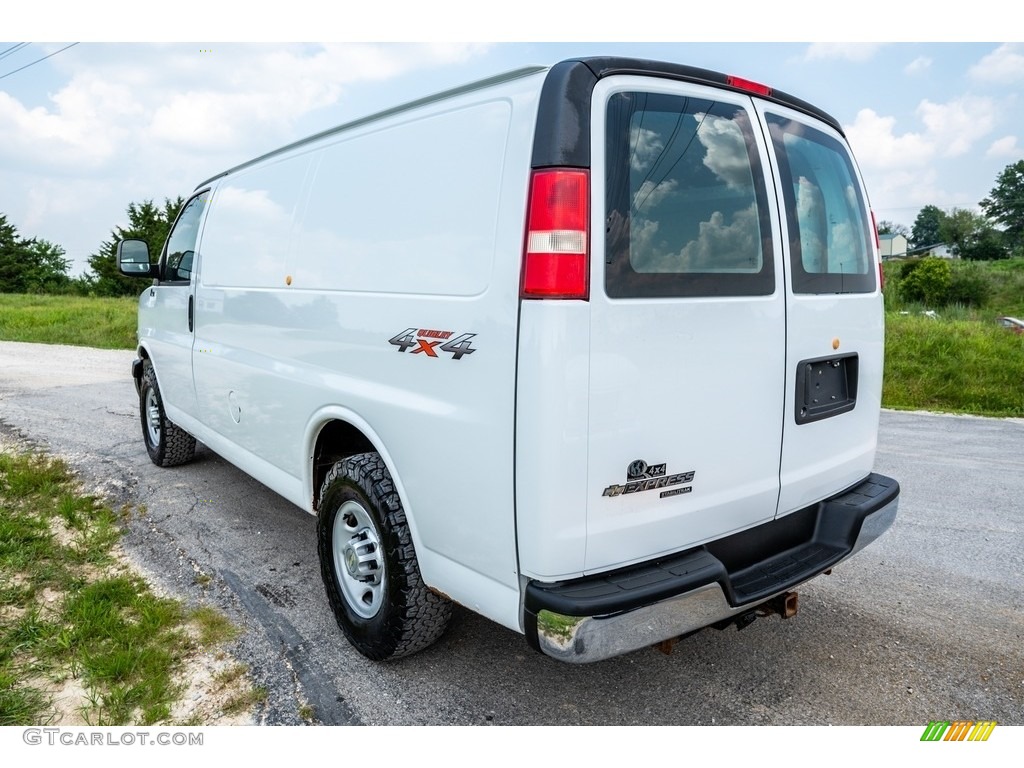 Summit White 2012 Chevrolet Express 2500 Cargo Van Exterior Photo #142536968