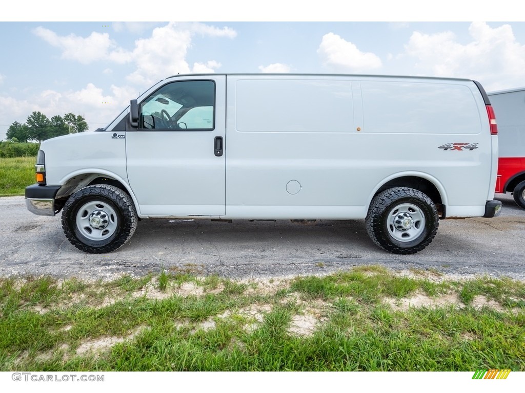 Summit White 2012 Chevrolet Express 2500 Cargo Van Exterior Photo #142536992