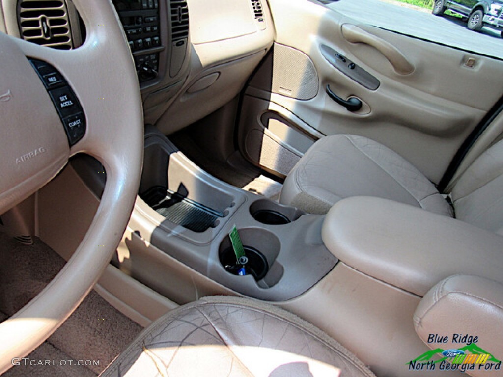 1999 Expedition XLT - Medium Wedgewood Blue Metallic / Medium Prairie Tan photo #18
