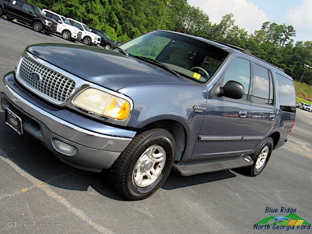 1999 Expedition XLT - Medium Wedgewood Blue Metallic / Medium Prairie Tan photo #19