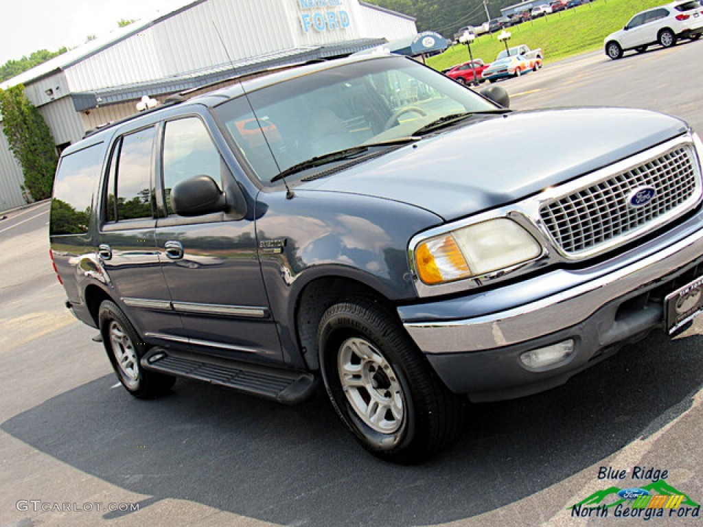 1999 Expedition XLT - Medium Wedgewood Blue Metallic / Medium Prairie Tan photo #20