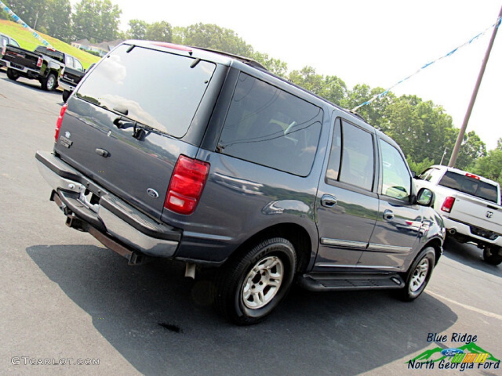 1999 Expedition XLT - Medium Wedgewood Blue Metallic / Medium Prairie Tan photo #21