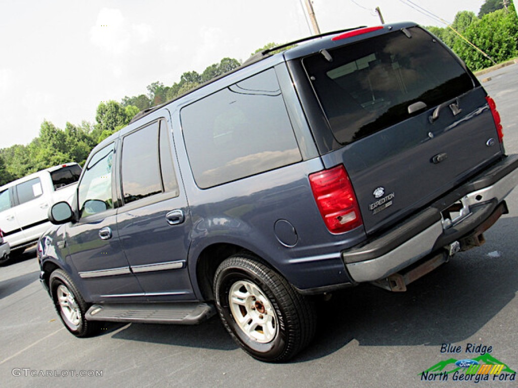 1999 Expedition XLT - Medium Wedgewood Blue Metallic / Medium Prairie Tan photo #22