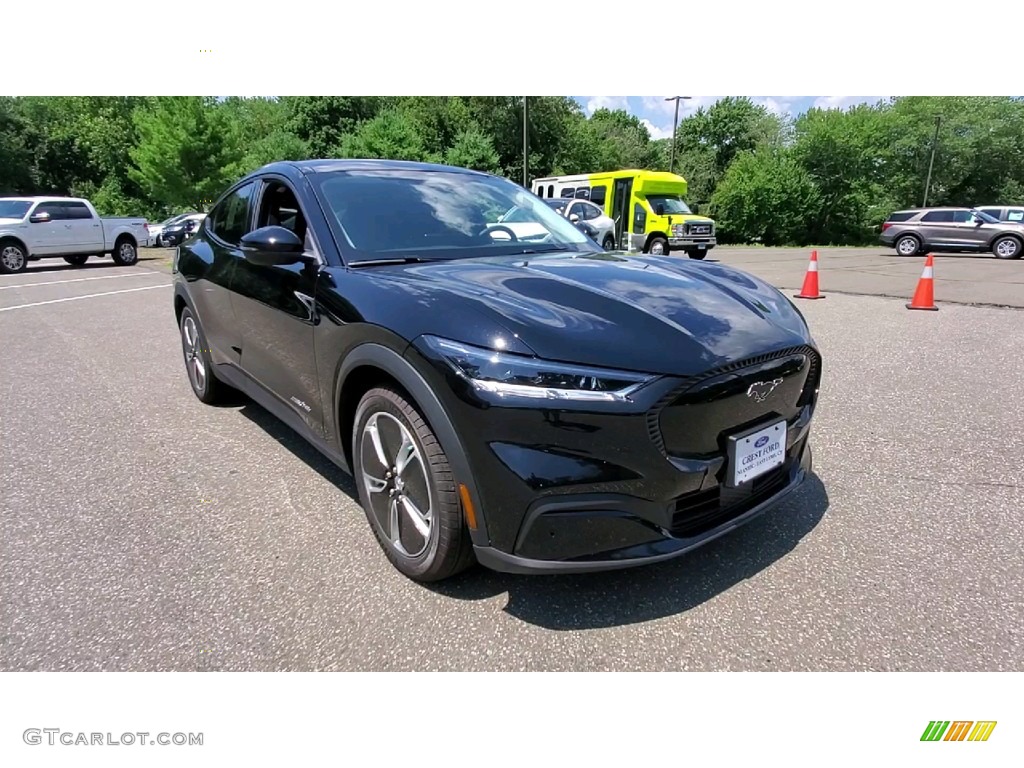 Shadow Black 2021 Ford Mustang Mach-E Select eAWD Exterior Photo #142537250